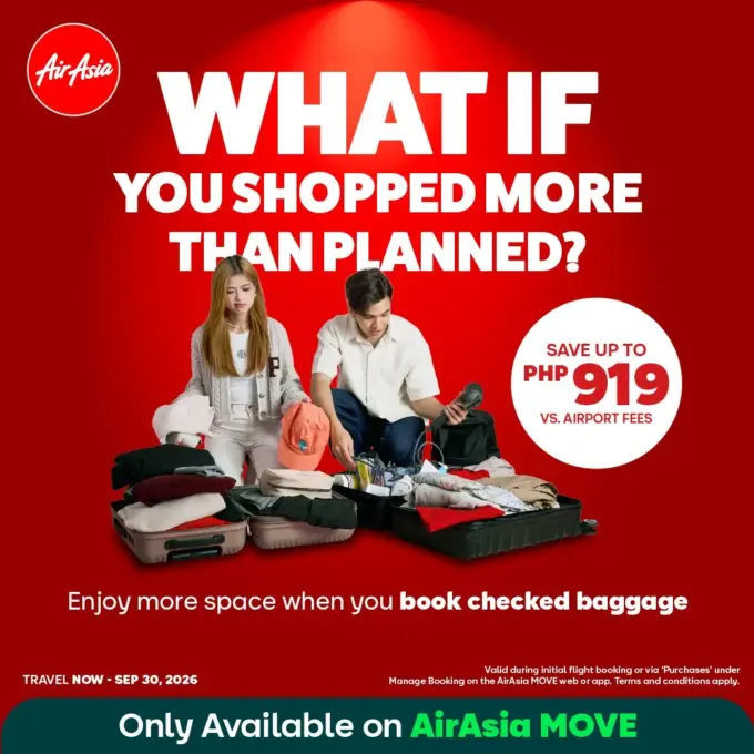 AirAsia Philippines Expands Checked Baggage Options