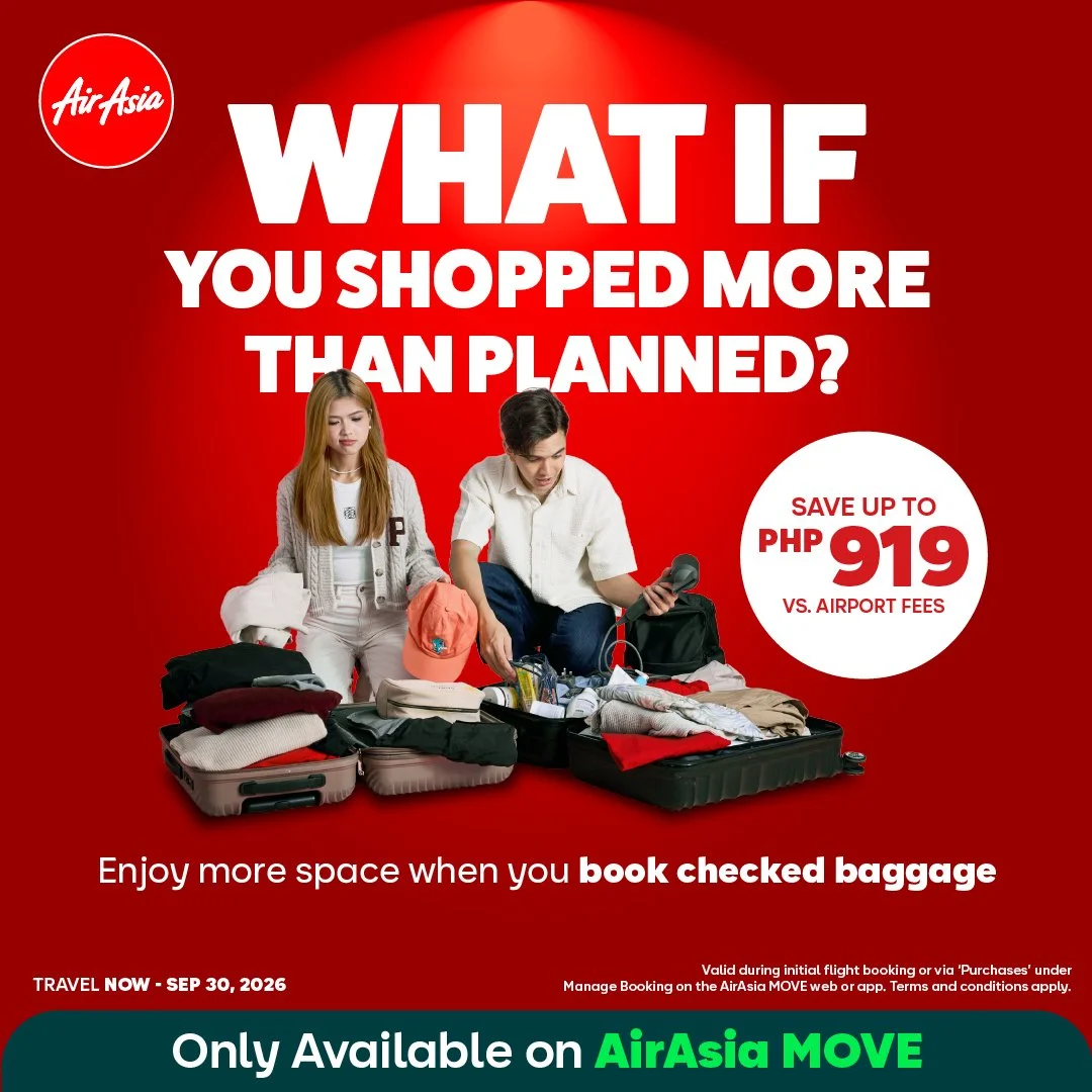 AirAsia Philippines Expands Checked Baggage Options