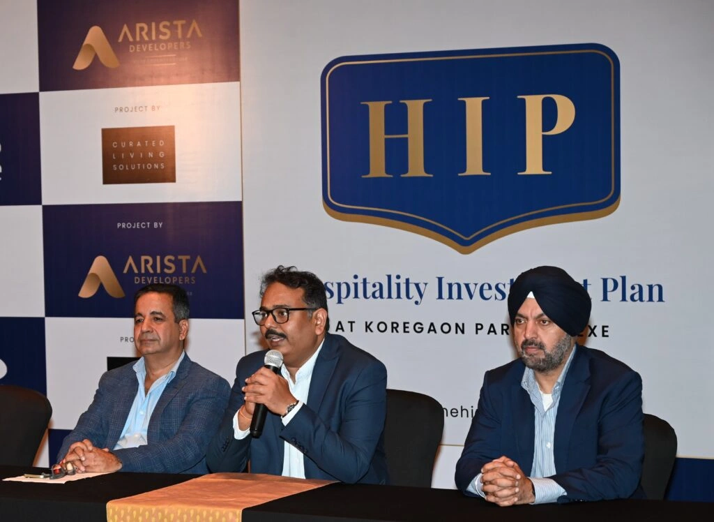 Left to Right: Vijay Advani, Director, Arista Developers; Jai Kishan Challa, Founder & CEO, Curated Living Solutions Pvt. Ltd.; and Vikramjit Singh, Founder & CMD, Alivaa Hotels & Resorts.