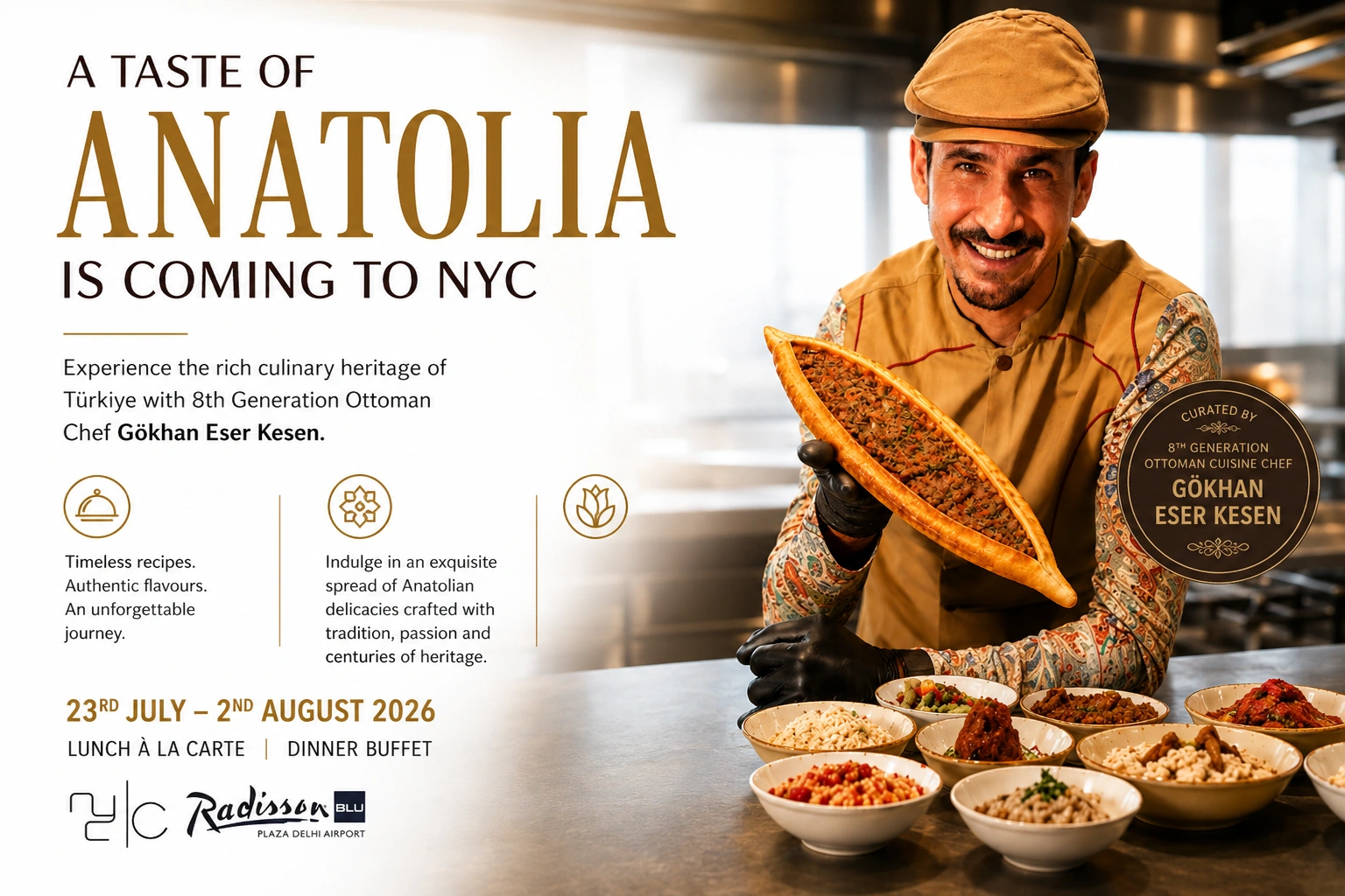 Radisson Blu Brings Anatolian Flavours to NYC