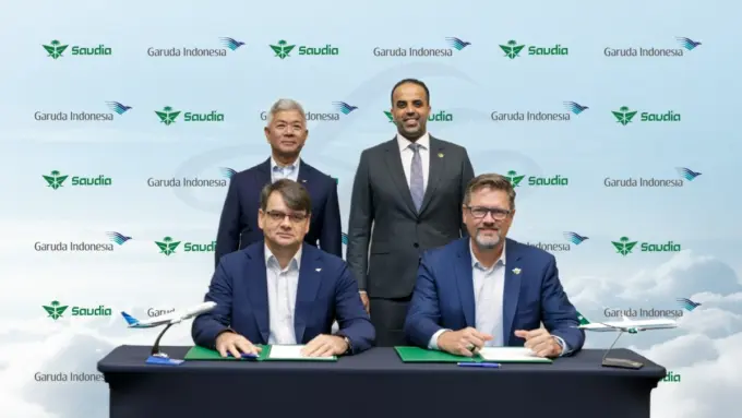 Saudia and Garuda Indonesia Sign Partnership MoU