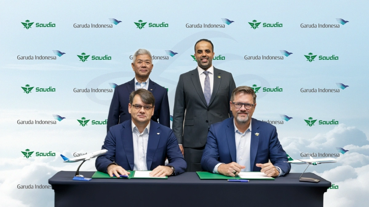 Saudia and Garuda Indonesia Sign Partnership MoU