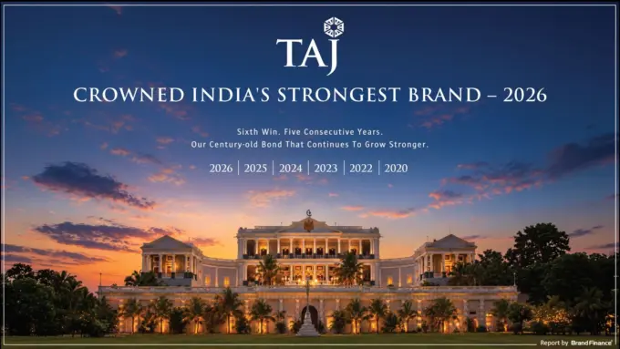 Taj Named India's Strongest Brand Again