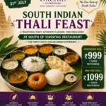 The Orchid Chandigarh Hosts South Indian Thali Feast