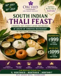 The Orchid Chandigarh Hosts South Indian Thali Feast