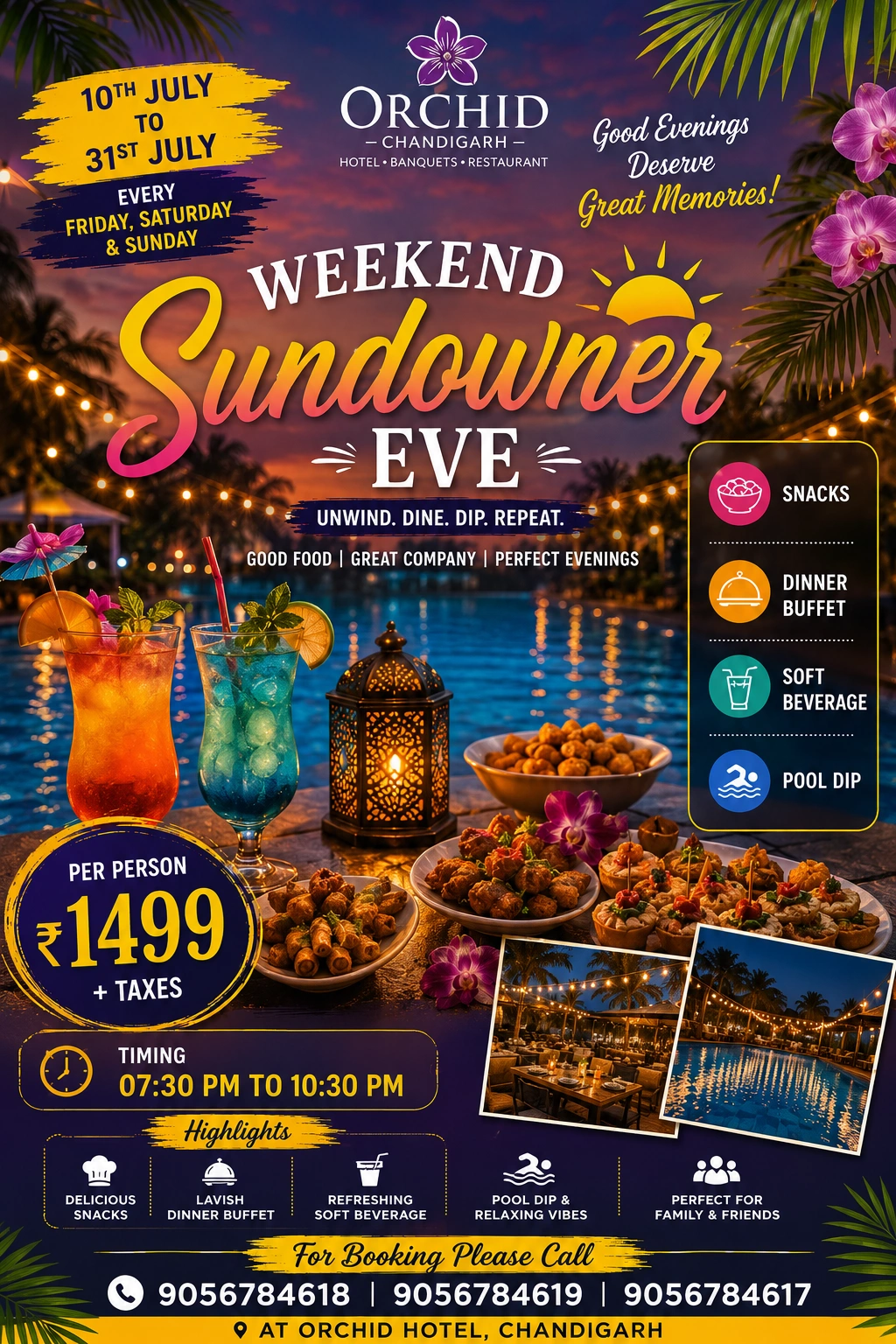 The Orchid Chandigarh Launches Weekend Sundowner Eve